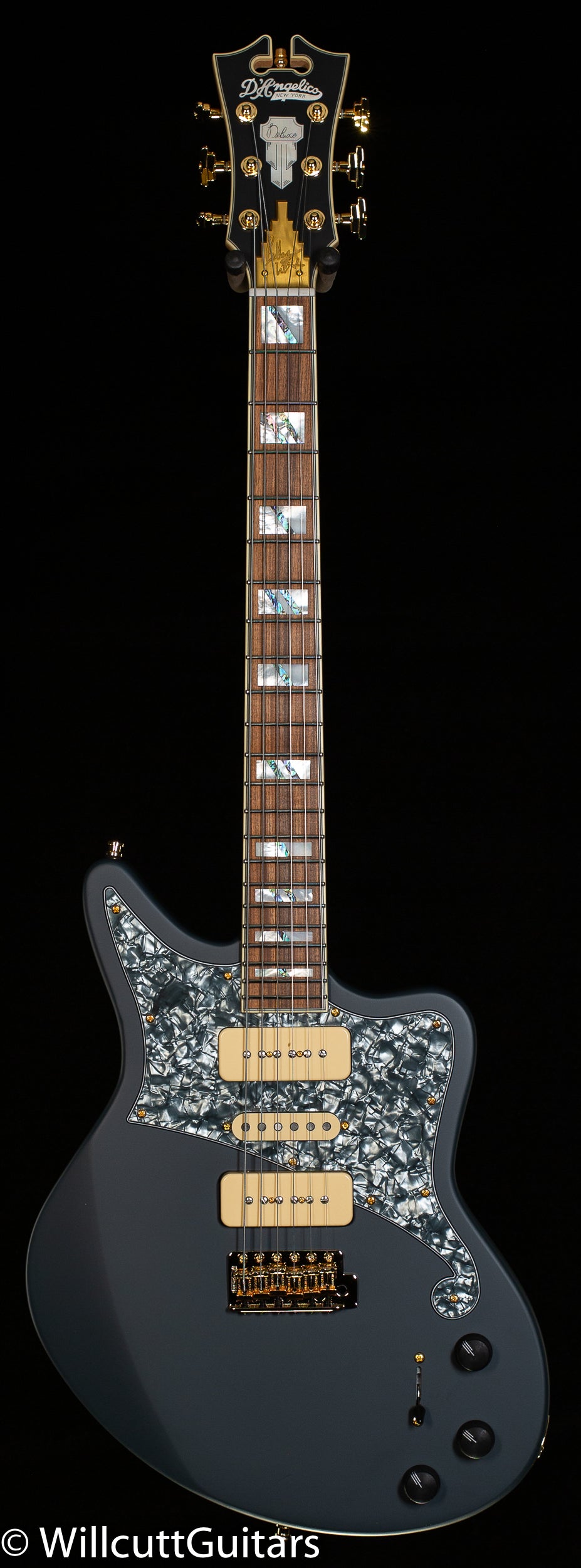 D&#39;Angelico Deluxe Bedford Bob Weir Matte Stone