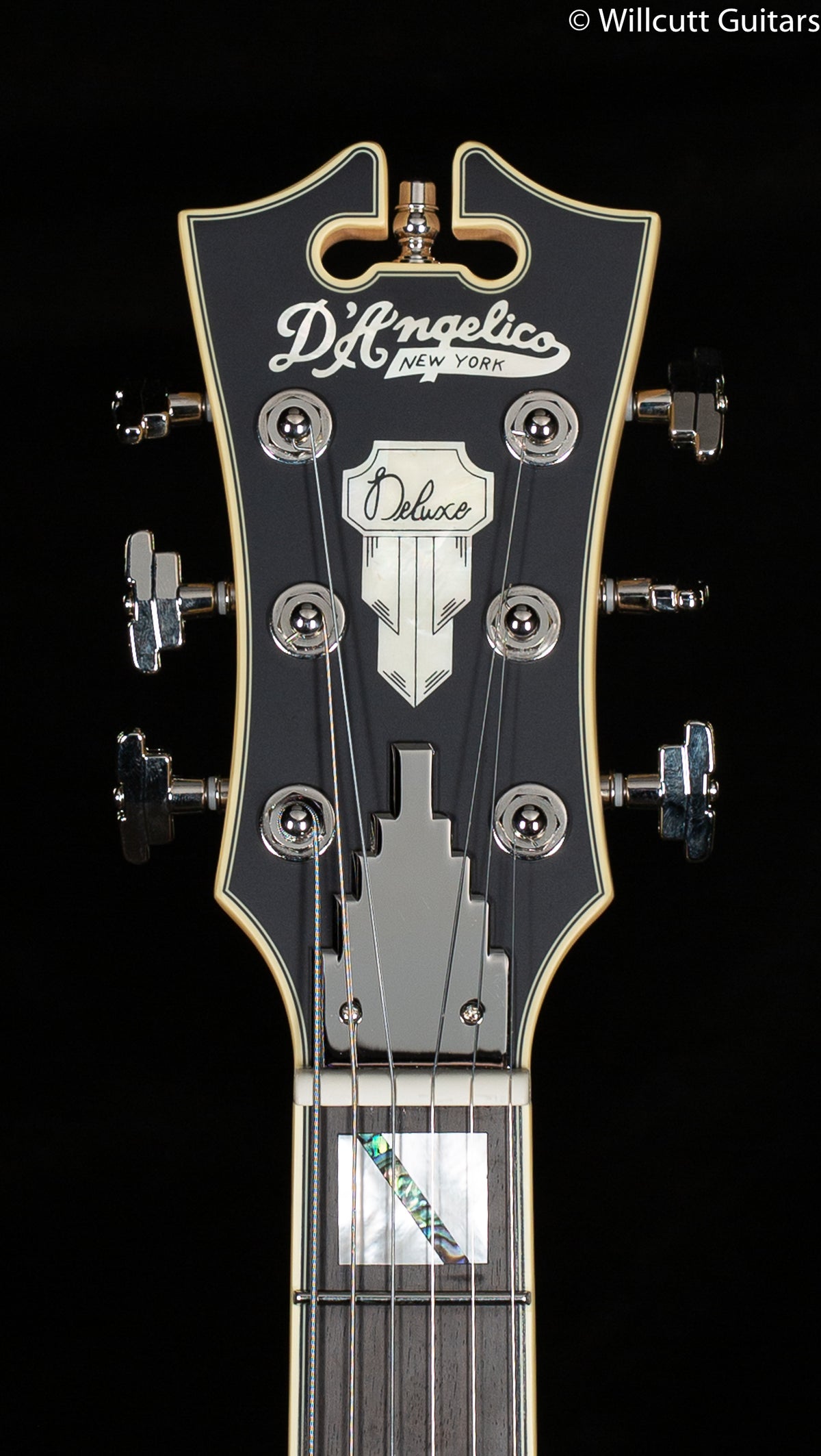 D&#39;Angelico DELUXE BEDFORD SH LE MATTE WALNUT