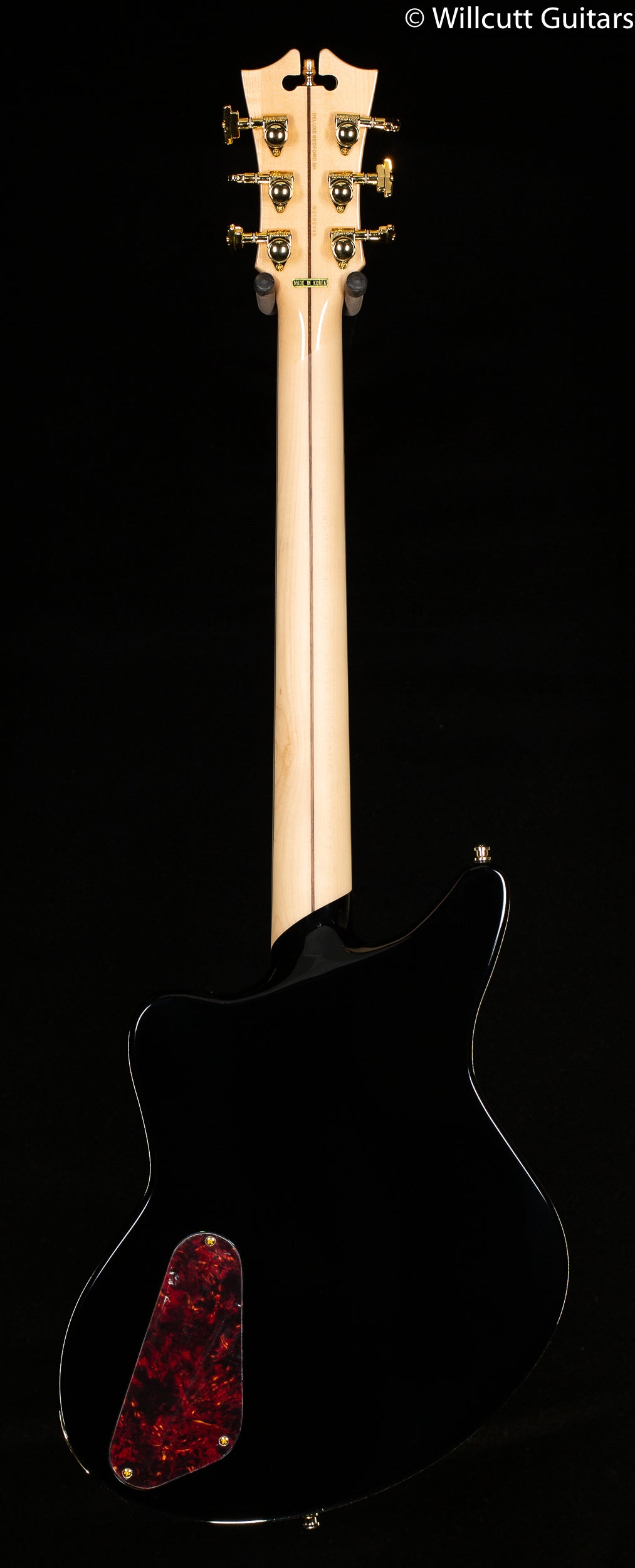 D'Angelico Deluxe Bedford SH Black (148) - Willcutt Guitars