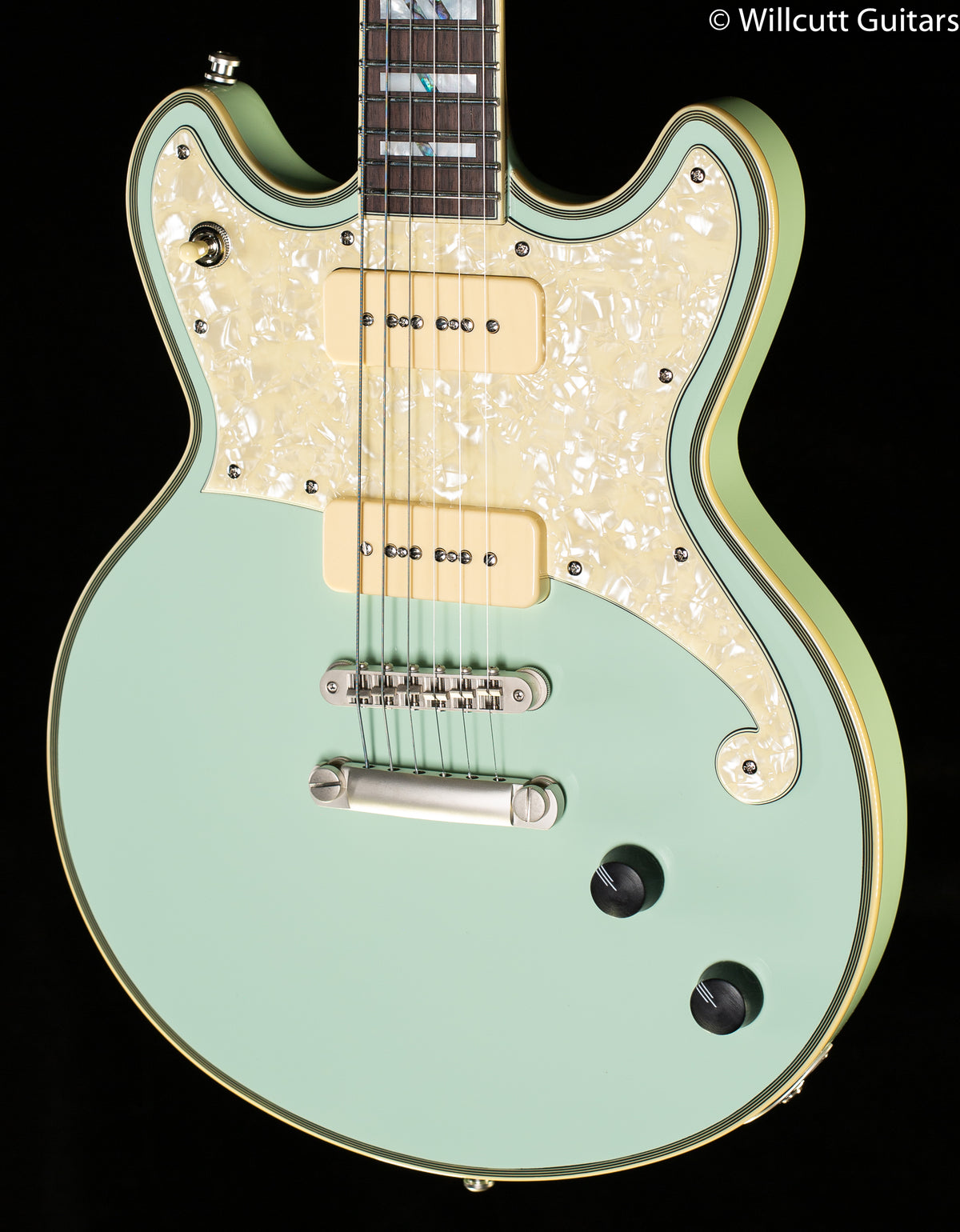 D&#39;Angelico Deluxe Brighton LE Sage P-90&#39;s