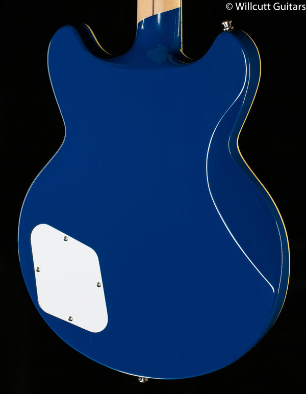 ほぼ未使用 D'angelico deluxe brighton 本革ストラップ D'Angelico Deluxe Brighton LE Sapphire P-90's (130) - Willcutt Guitars