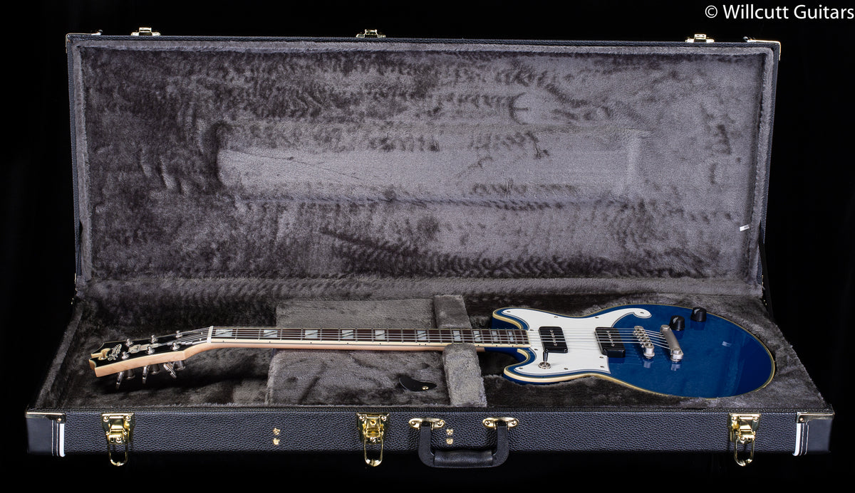 D&#39;Angelico Deluxe Brighton LE Sapphire P-90&#39;s (130)