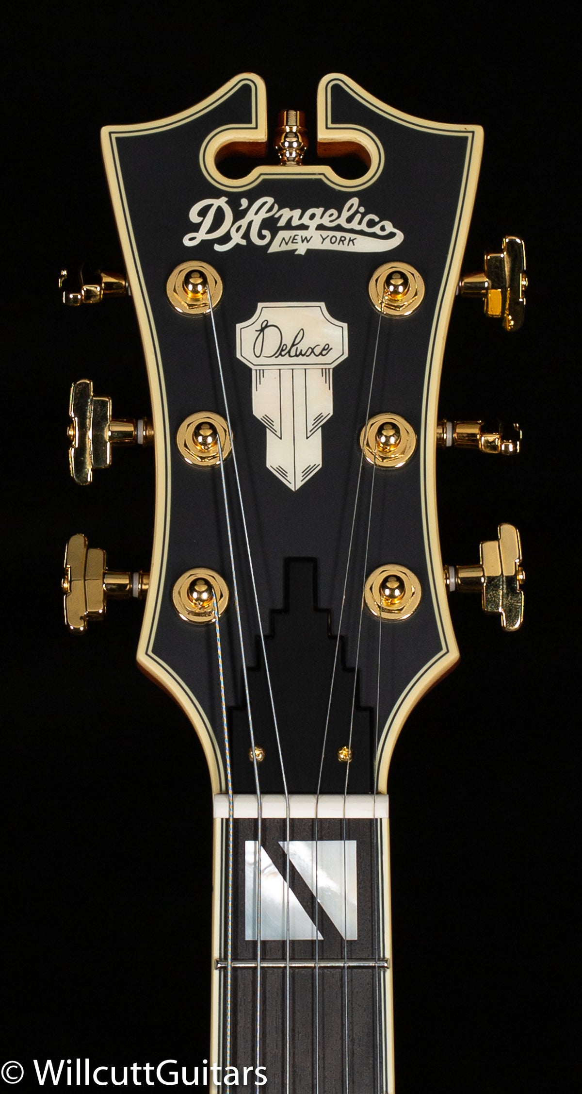 D&#39;Angelico Deluxe DC Satin Brown Burst Limba (302)