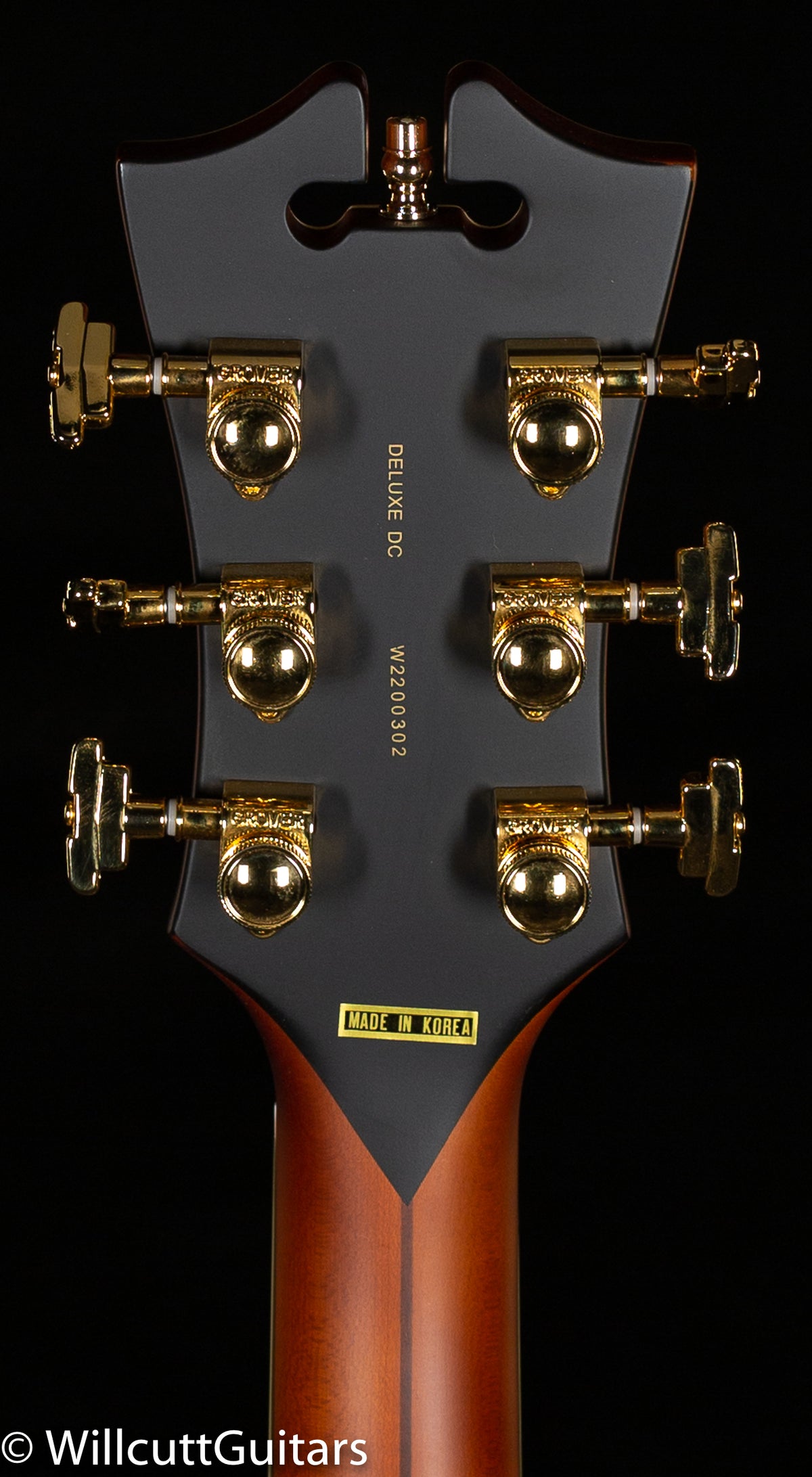 D&#39;Angelico Deluxe DC Satin Brown Burst Limba (302)