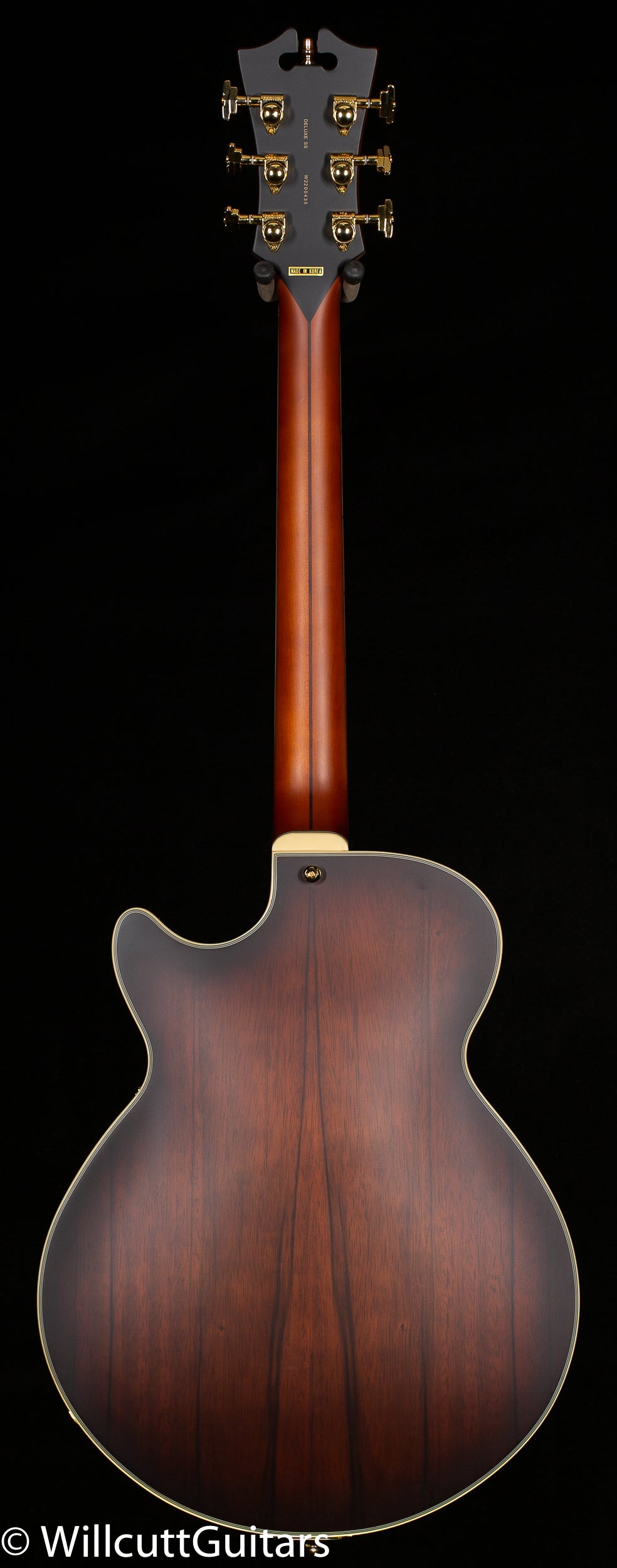 D&#39;Angelico Deluxe SS Satin Brown Burst Limba HH (435)