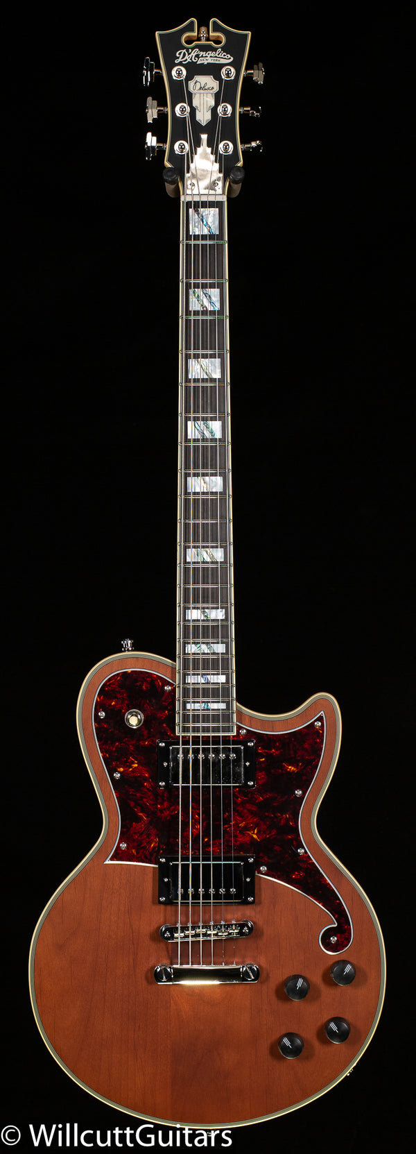 D'Angelico Deluxe Atlantic Baritone Satin Walnut (791) - Willcutt