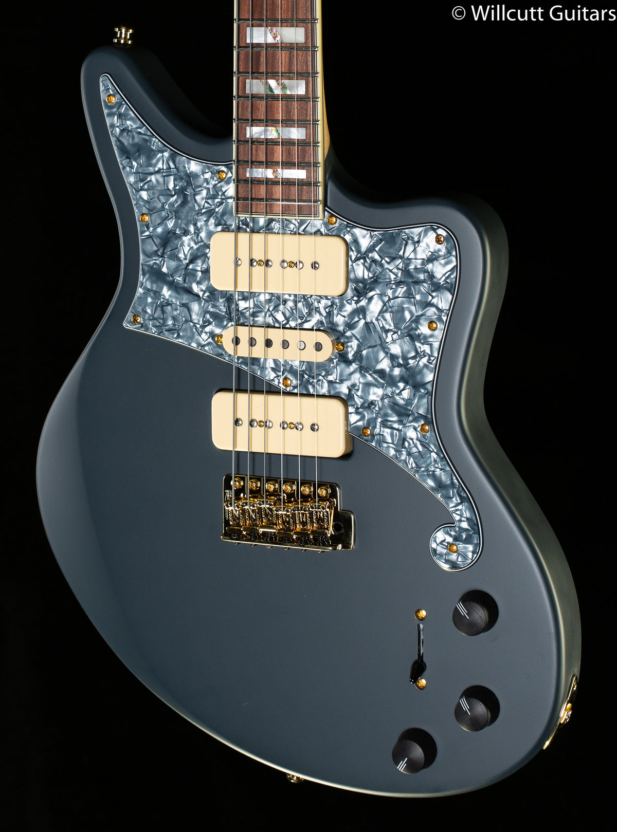 D&#39;Angelico Deluxe Bob Weir Bedford Matte Stone (377)