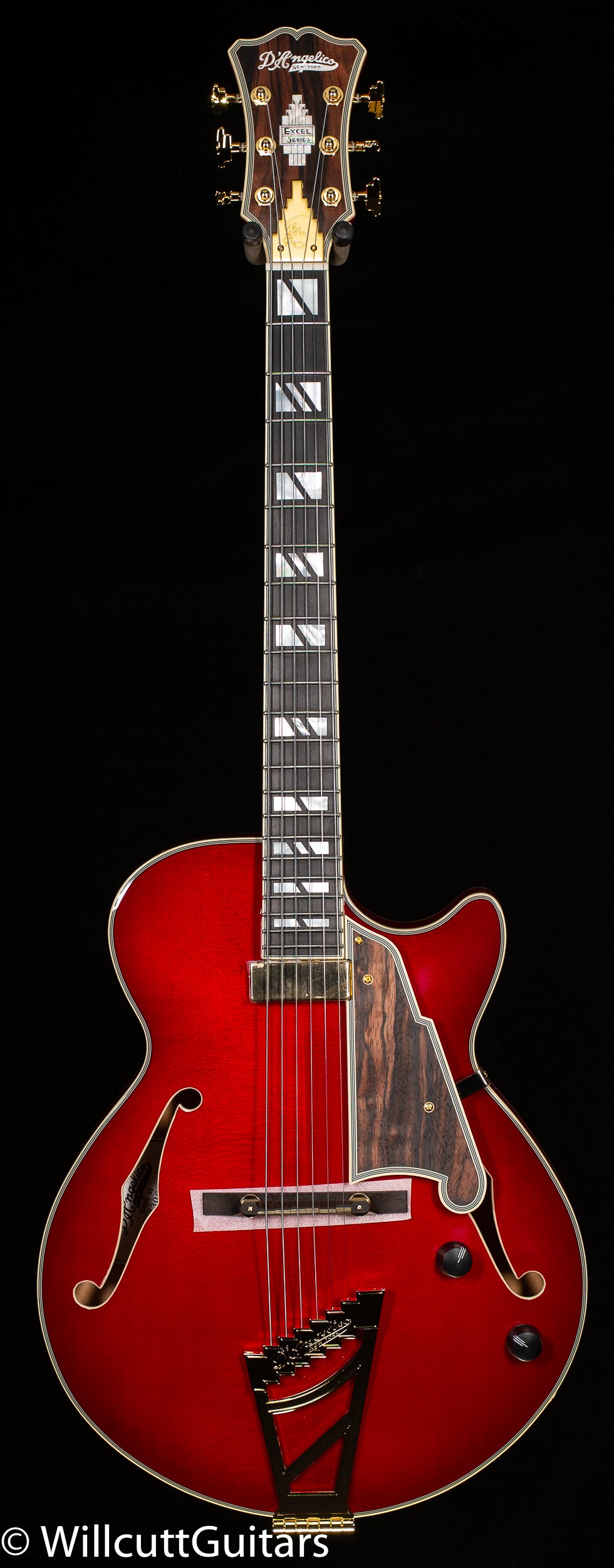 D&#39;Angelico Excel SS Soho Dark Cherry Burst Top (184)