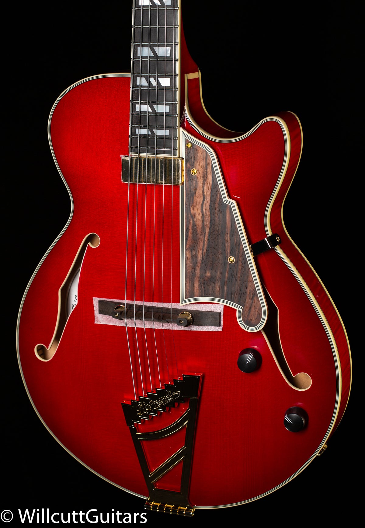 D&#39;Angelico Excel SS Soho Dark Cherry Burst Top (184)