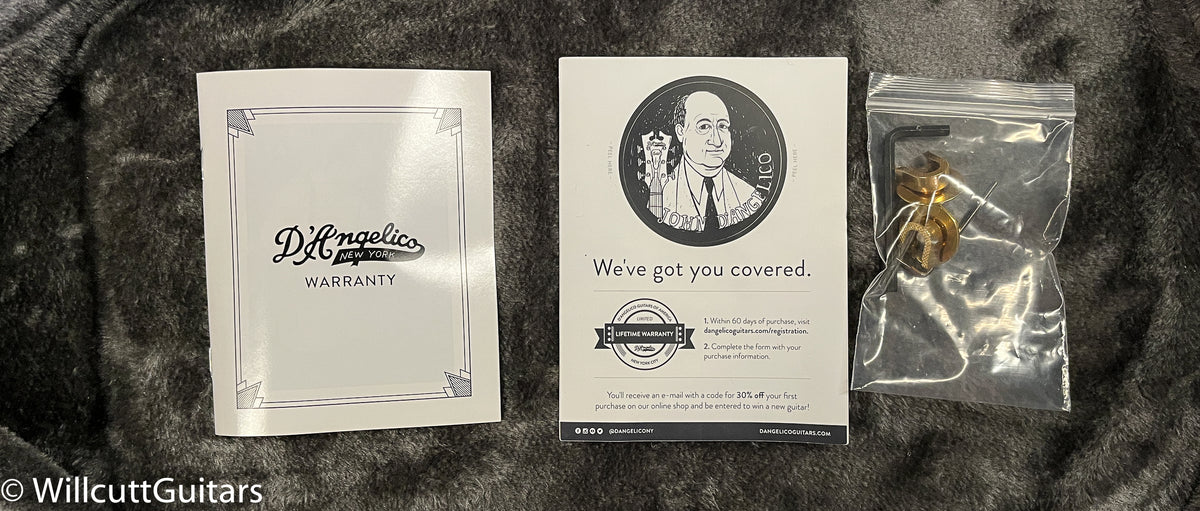 D&#39;Angelico Excel SS Soho Dark Cherry Burst Top (184)