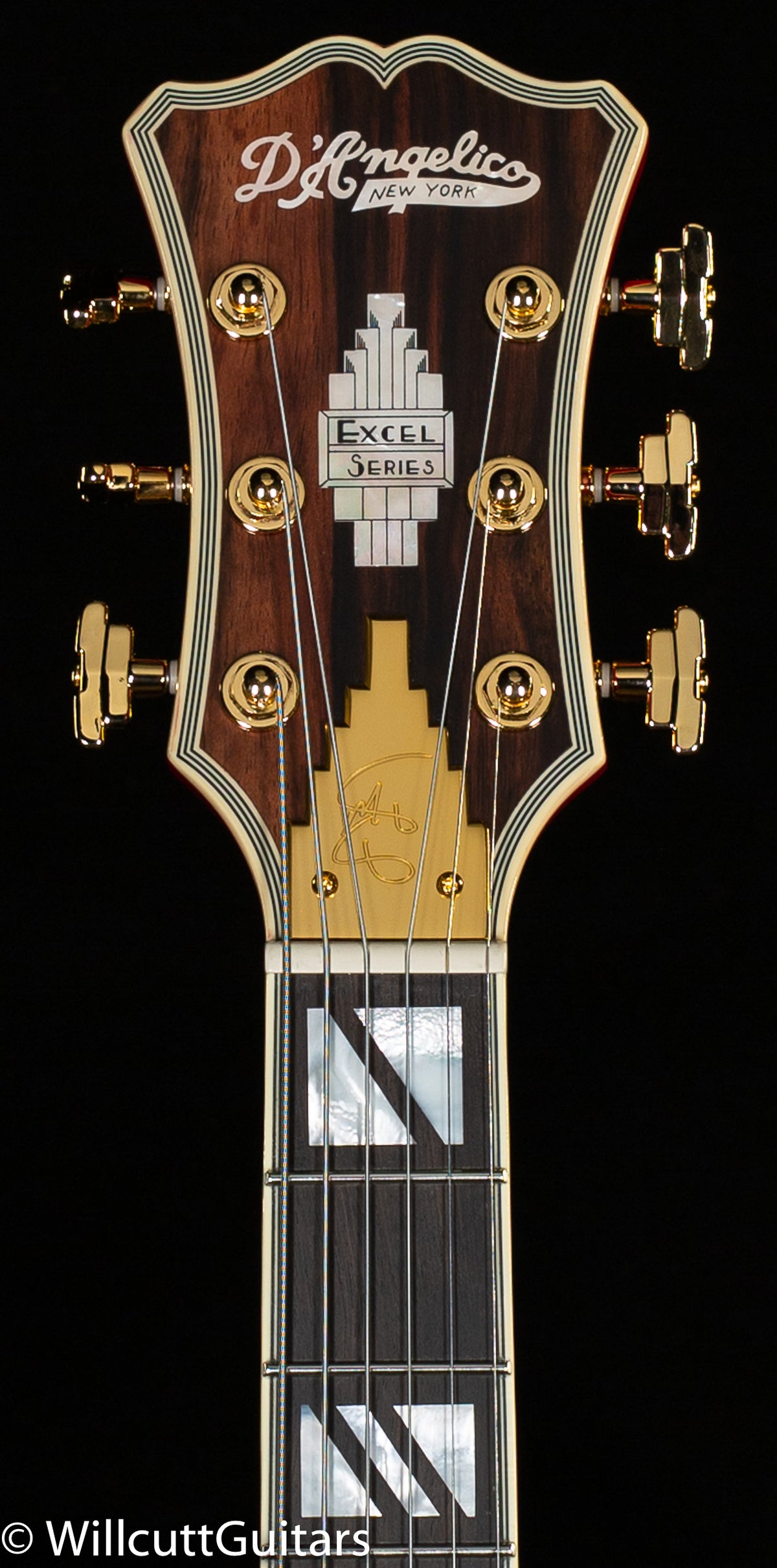 D&#39;Angelico Excel SS Soho Dark Cherry Burst Top (185)