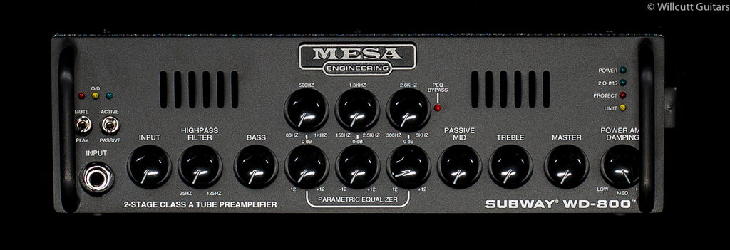 Mesa Boogie Subway Bass WD-800 Bass Head - Willcutt Guitars