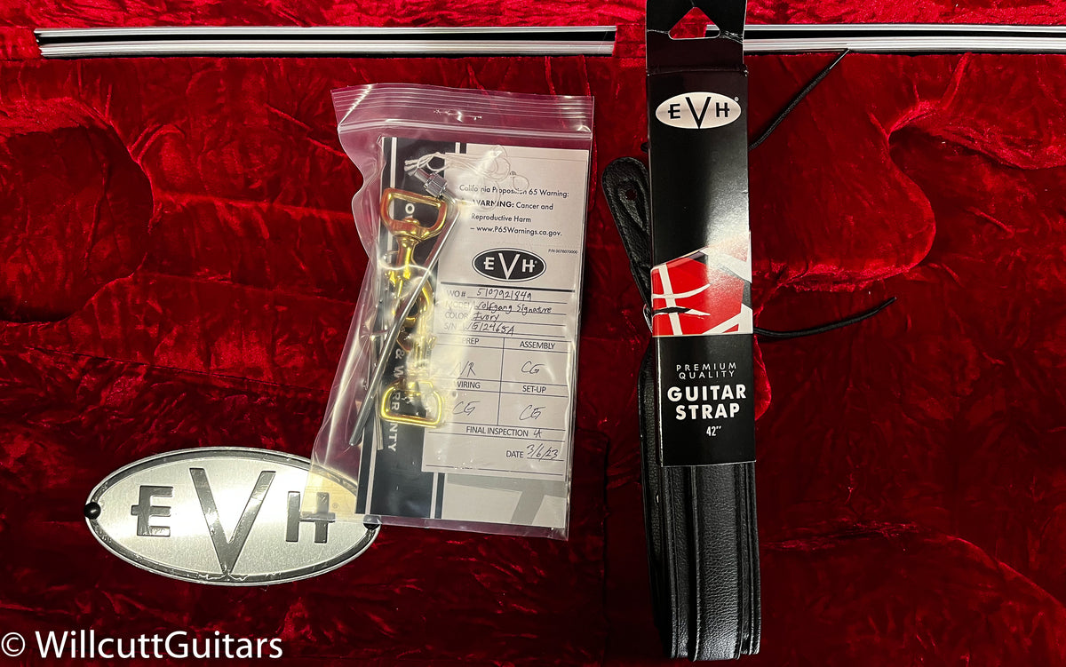 EVH Wolfgang USA Edward Van Halen Signature Ebony Fingerboard Ivory (65A)