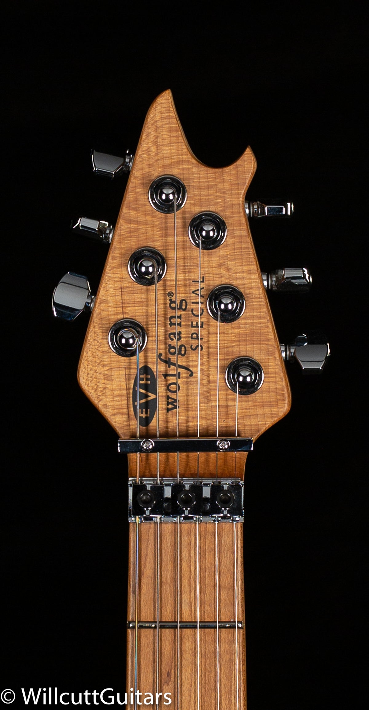 EVH Wolfgang Special QM Chlorine Burst Baked Maple Fingerboard