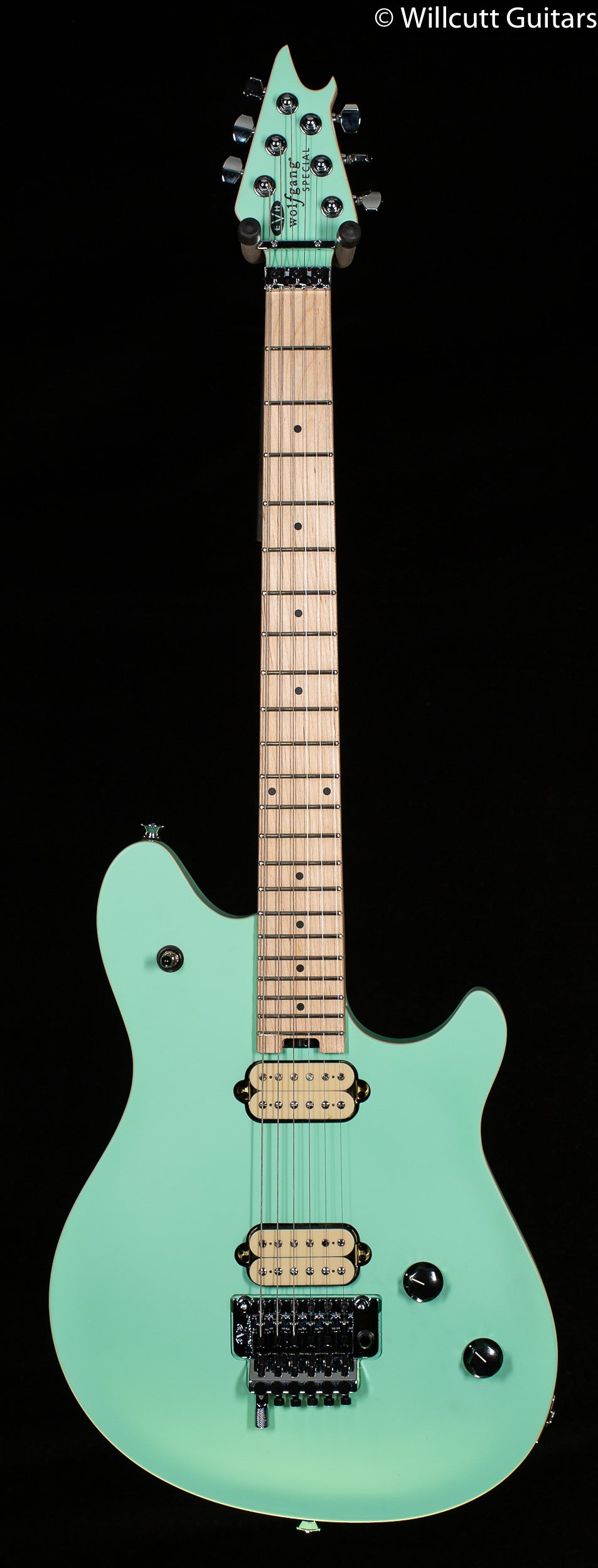 EVH Wolfgang Special Maple Fingerboard Satin Surf Green - Willcutt