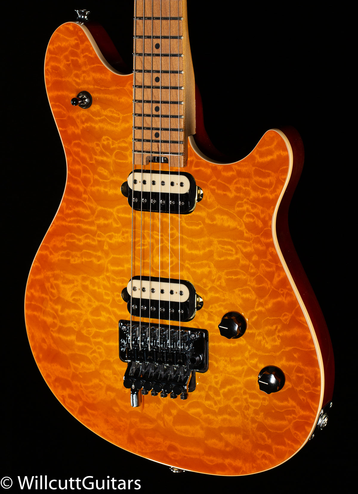 EVH Wolfgang Special QM Baked Maple Fingerboard Solar (390)