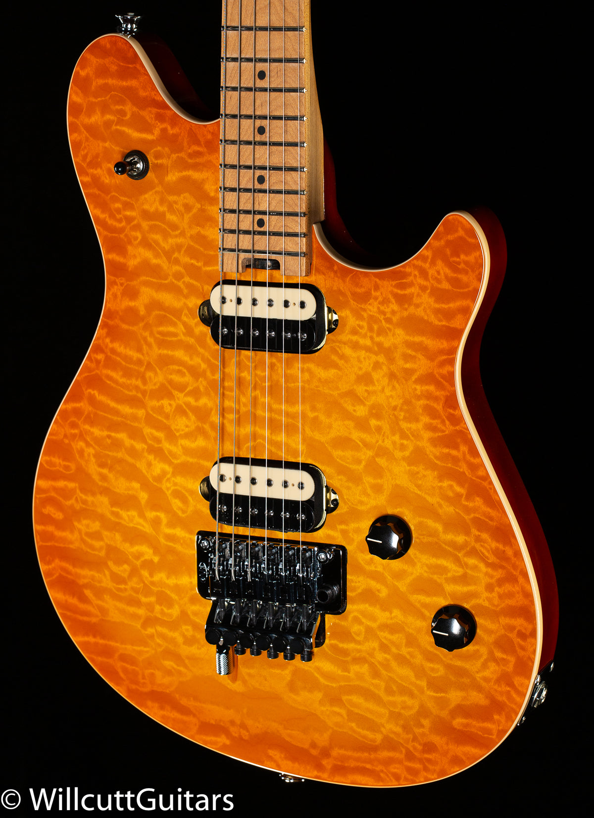 EVH Wolfgang Special QM Baked Maple Fingerboard Solar (396)