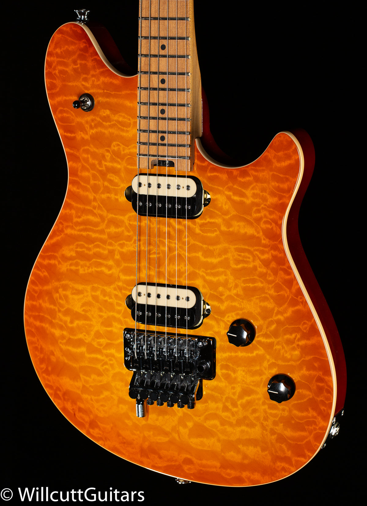 EVH Wolfgang Special QM Baked Maple Fingerboard Solar (399)