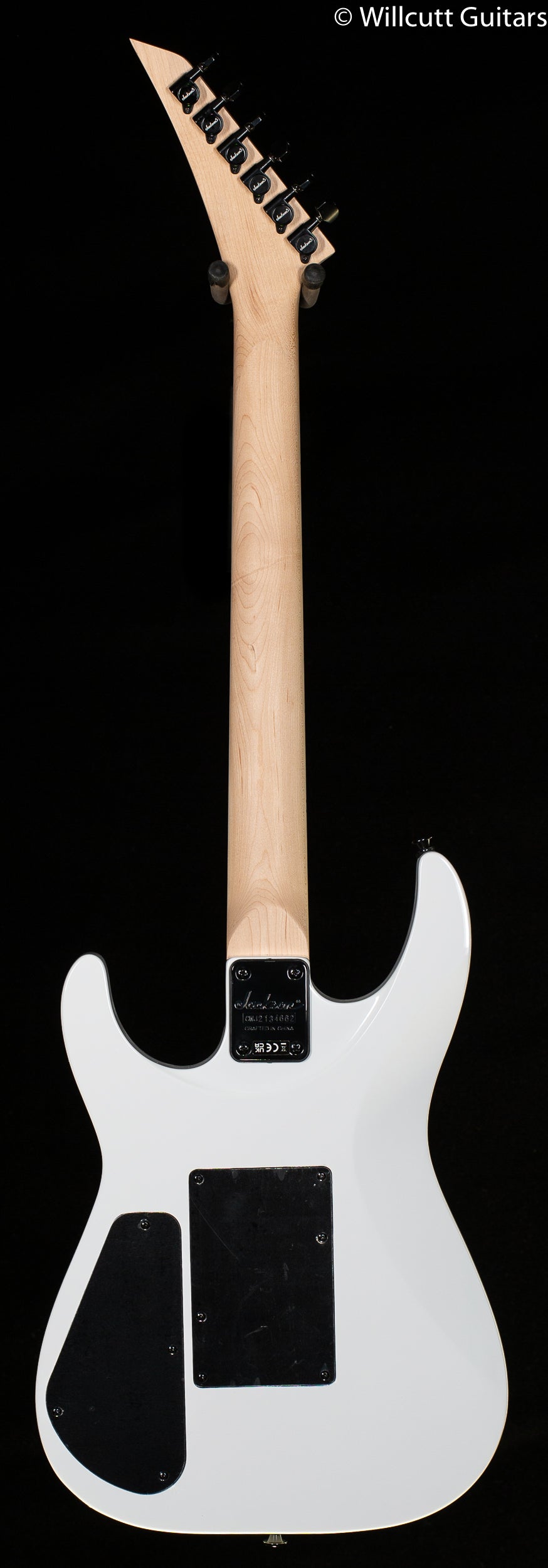 Jackson JS Series Dinky Arch Top JS32 DKAM Maple Fingerboard Snow Whit -  Willcutt Guitars