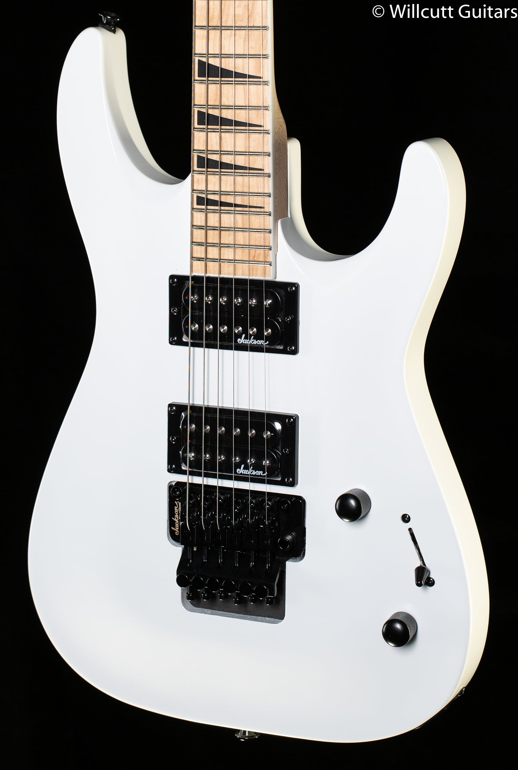 Jackson JS Series Dinky Arch Top JS32 DKAM Maple Fingerboard Snow Whit -  Willcutt Guitars