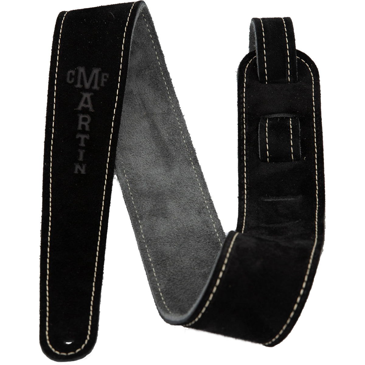 Martin Strap, Suede, Black