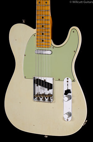 Fender Custom Shop 2019 Postmodern Telecaster Journeyman Relic Aged Olympic White/Charcoal Frost