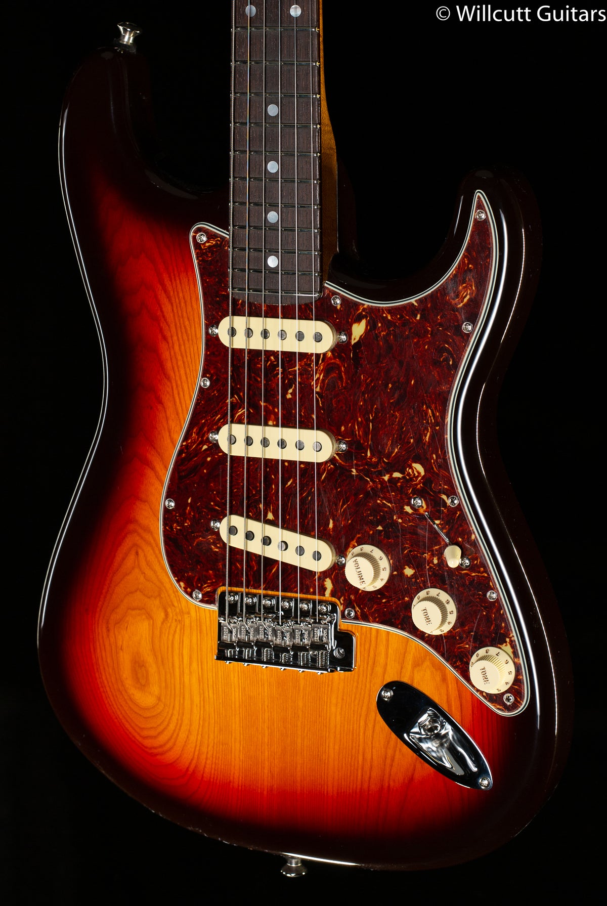 Fender Custom Shop American Custom Strat NOS Rosewood Fingerboard Chocolate 3-Color Sunburst (158)