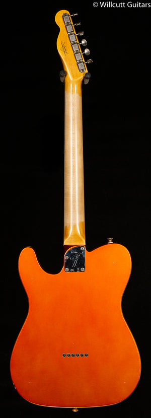 Fender Custom Shop Postmodern Tele Journeyman Relic Maple Fingerboard Faded Aged Candy Tangerine (700)