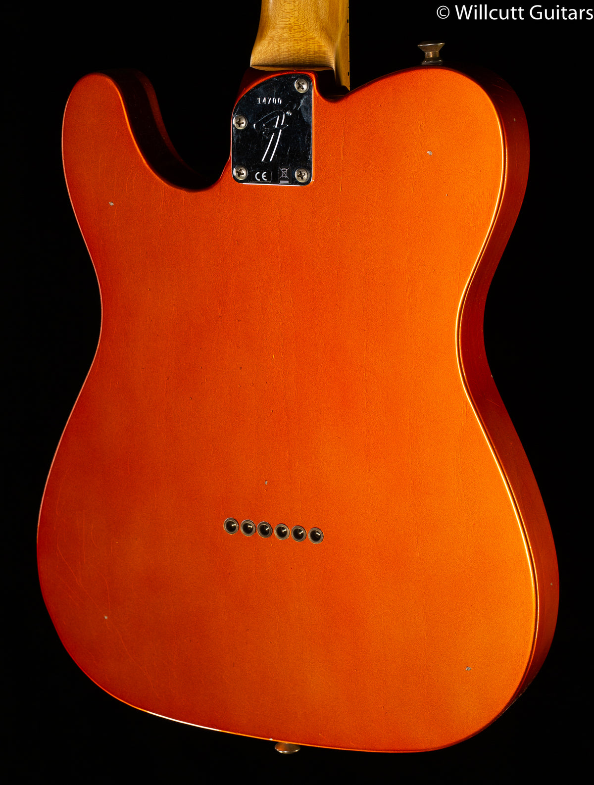Fender Custom Shop Postmodern Tele Journeyman Relic Maple Fingerboard Faded Aged Candy Tangerine (700)
