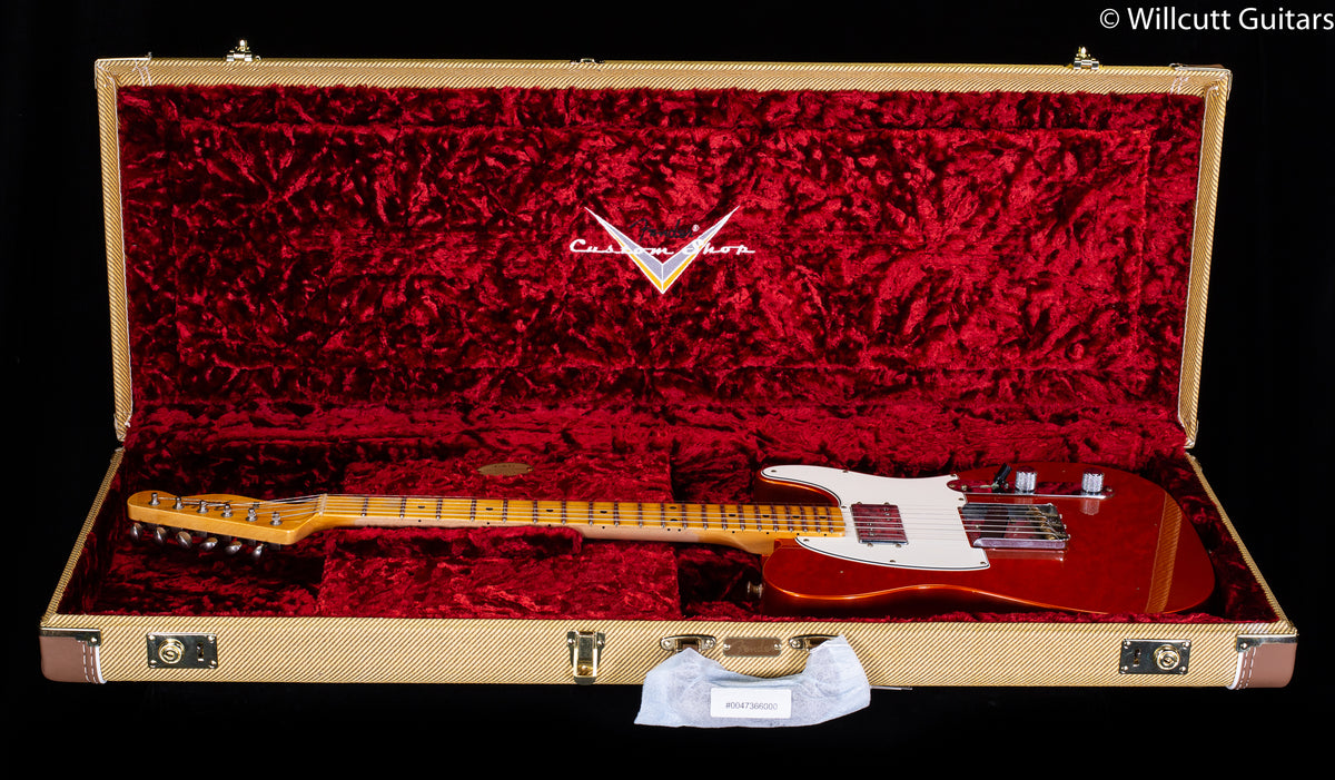 Fender Custom Shop Postmodern Tele Journeyman Relic Maple Fingerboard Faded Aged Candy Tangerine (700)