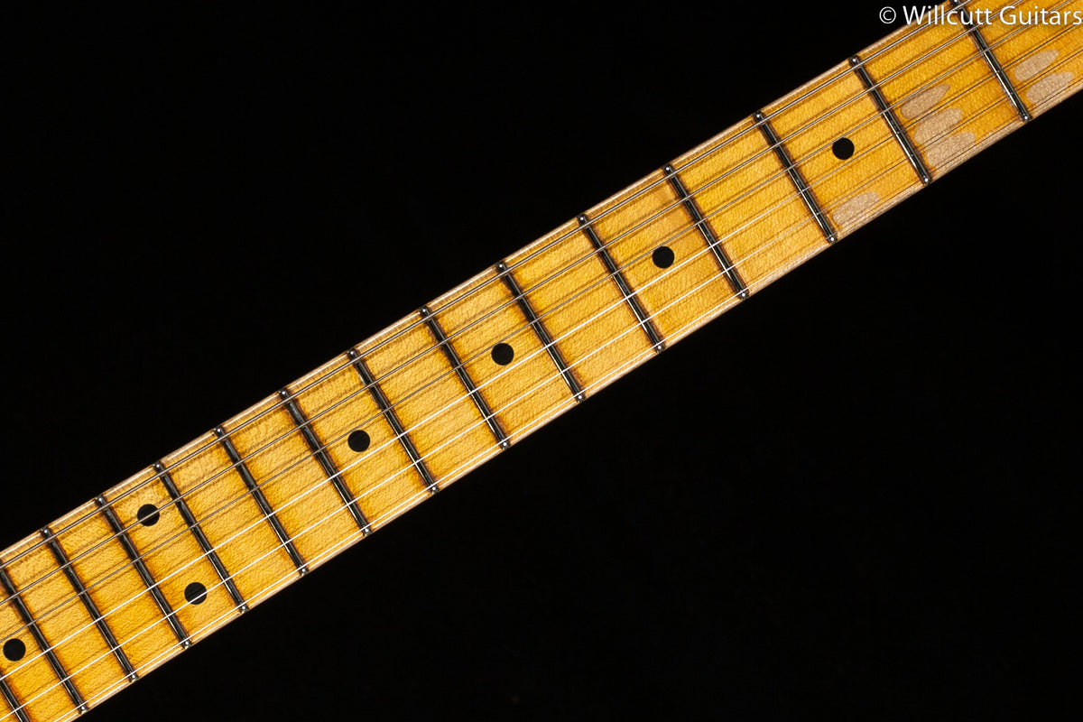 Fender Custom Shop Postmodern Tele Journeyman Relic Maple Fingerboard Faded Aged Candy Tangerine (700)