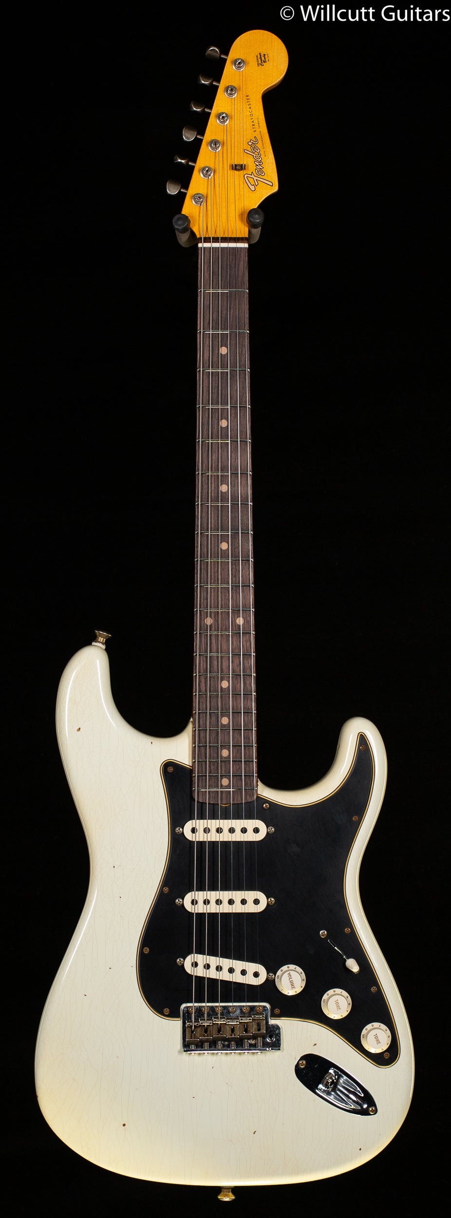 Fender Custom Shop Postmodern Strat Journeyman Relic, Rosewood Fingerboard, Aged Olympic White (806)