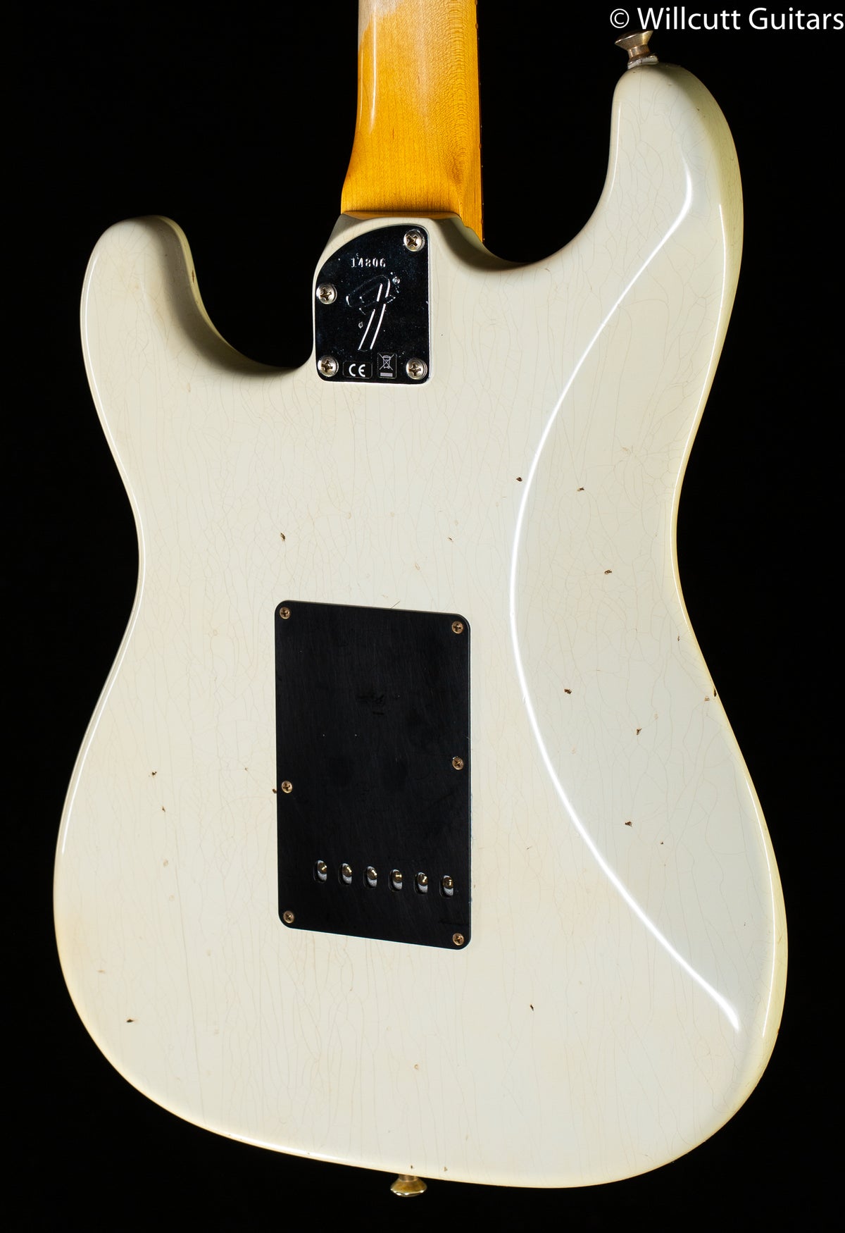 Fender Custom Shop Postmodern Strat Journeyman Relic, Rosewood Fingerboard, Aged Olympic White (806)