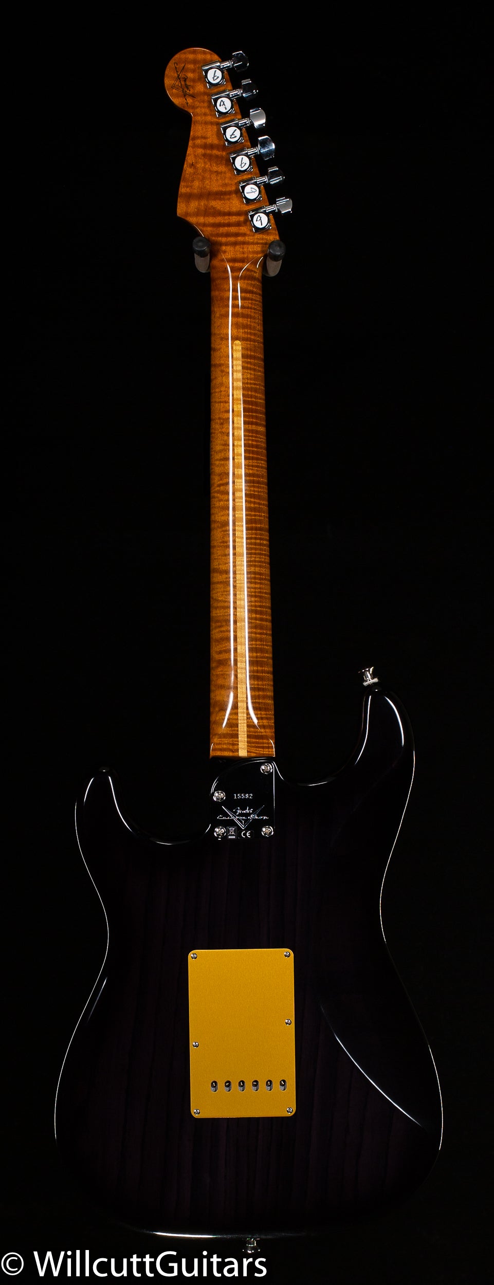 Fender Custom Shop American Custom Strat NOS, Maple Neck, Ebony Transparent (582)