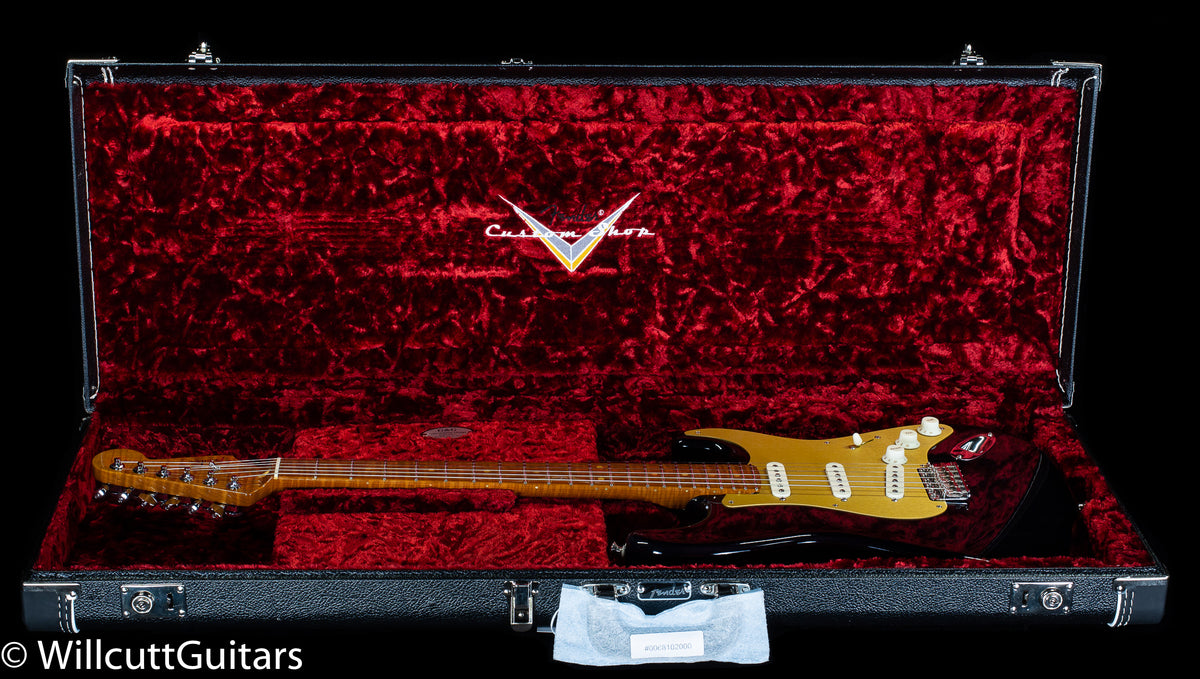 Fender Custom Shop American Custom Strat NOS, Maple Neck, Ebony Transparent (582)