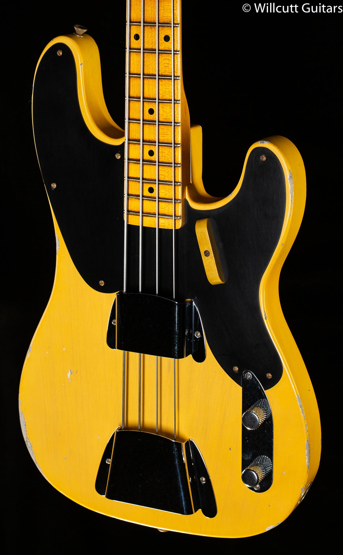Fender Limited Edition 1951 Precision Bass Aged Nocaster Blonde Bass Guitar (487)
