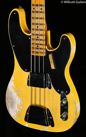 Fender Custom Shop Limited Edition 1951 Precision Bass Aged Nocaster Blonde Bass Guitar