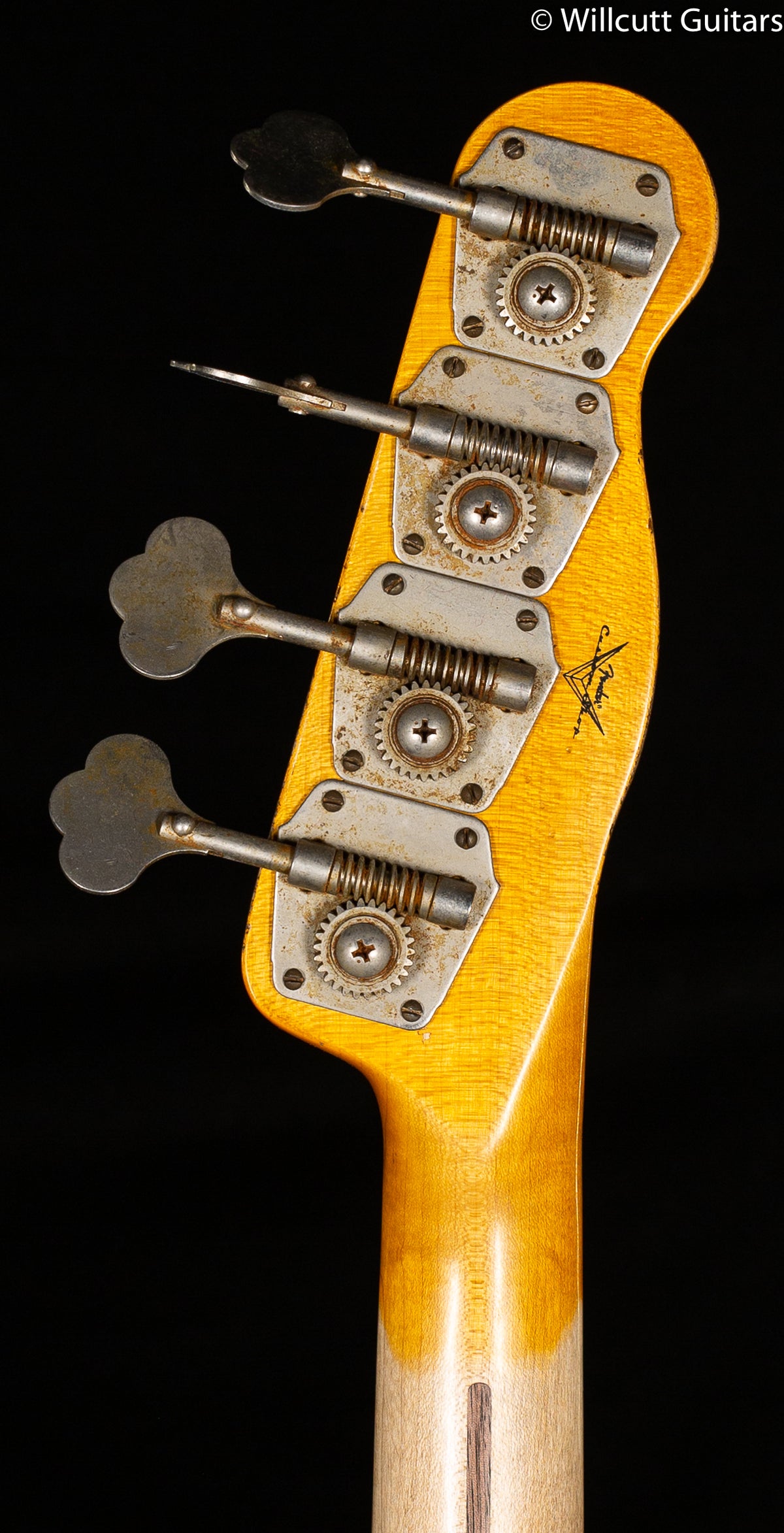 Fender Custom Shop Dusty Hill Signature Precision Bass Heavy Relic Black Bass Guitar (808)