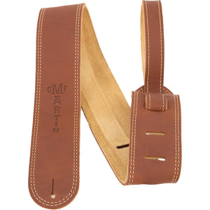 Martin Strap, Leather, Ball Leather, Suede, Brown