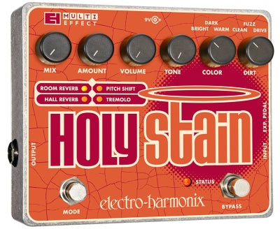 Electro-Harmonix Holy Stain Distortion, Reverb, Pitch, Tremolo Multi-Effect