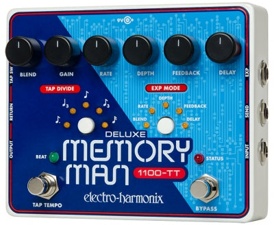 Electro-Harmonix Deluxe Memory Man 1100-TT Analog Delay with Tap Tempo