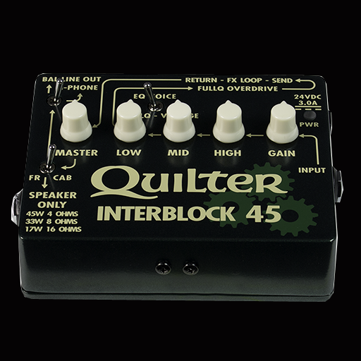 Quilter INTERBLOCK 45 watt guitar amp in a pedal