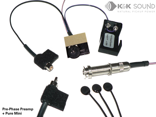 K&amp;K Pure Mini + Pre-Phase Miniature Preamp
