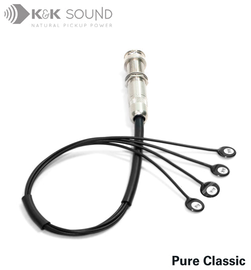 K&amp;K Pure Classic 4-head transducer for Nylon string acoustic guitar