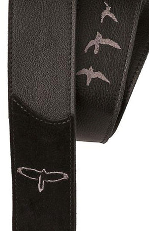 PRS Premium Leather Strap, Birds Embroidery