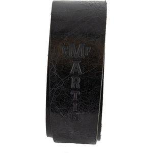 Martin Strap, 2" Leather, CFM Logo, Black