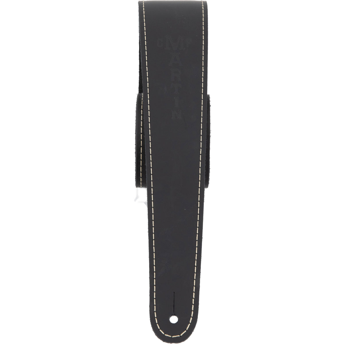Martin Strap, Leather, Slim, Black
