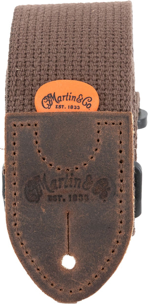 Martin Strap Woven, Brown w/Brown Leather Ends