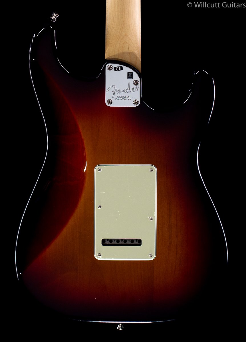 Fender American Elite Stratocaster 3-Tone Sunburst Ebony Lefty