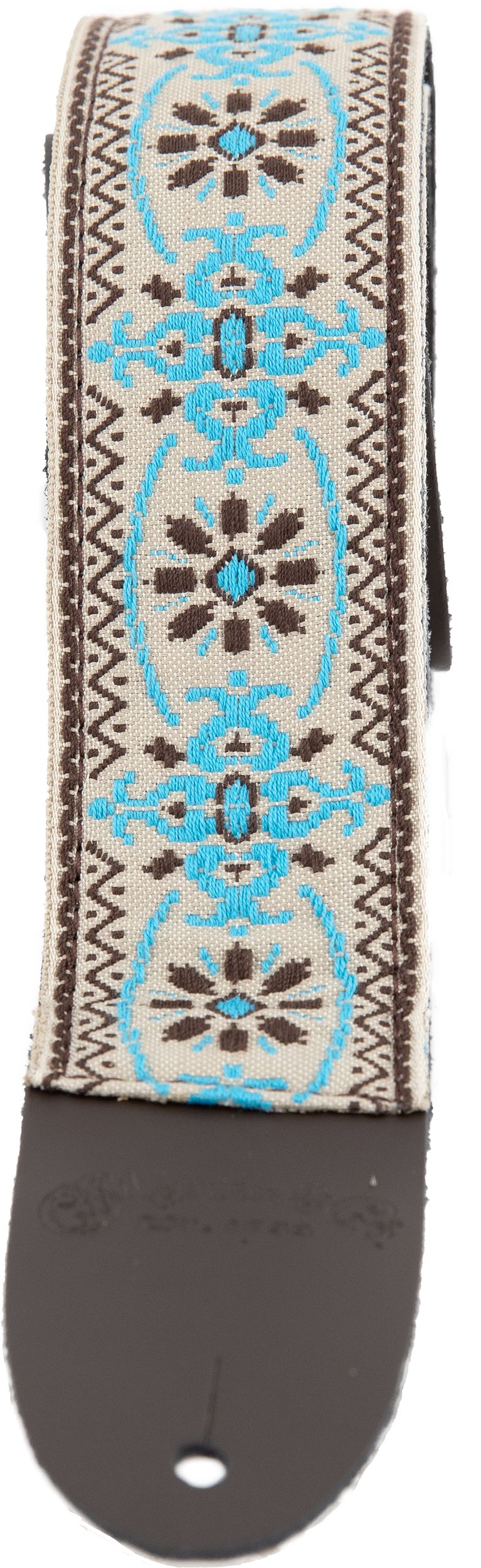 Martin Strap, Retro Jacquard, Blue Vintage